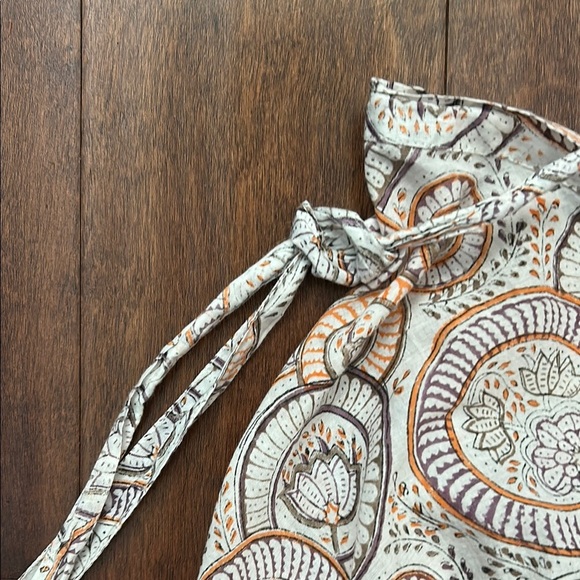 La Belle Ile Saint Barth Bathing Suit Cover-Up Ruffle Wrap Skirt, Size Small - Picture 5 of 9